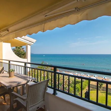 Apartment Beachfront Balcony Marinas 2 New Era In Holidays Glyfada (Corfu)
